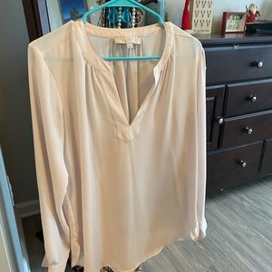 Pink sheer tunic